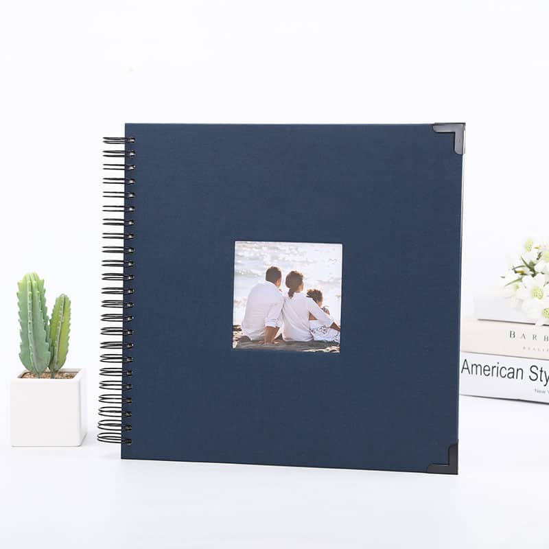 12x12 Photo Albums SelfAdhesive Large Navy 50 Pages