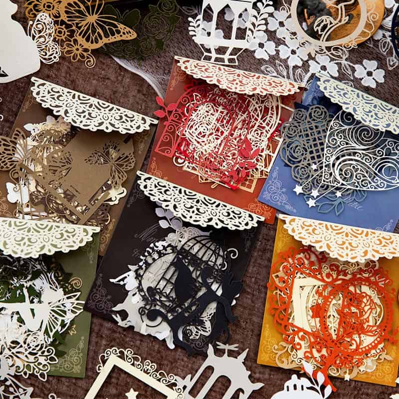 Scrapbook Decorative Paper Cutouts 10 Pack La Laila