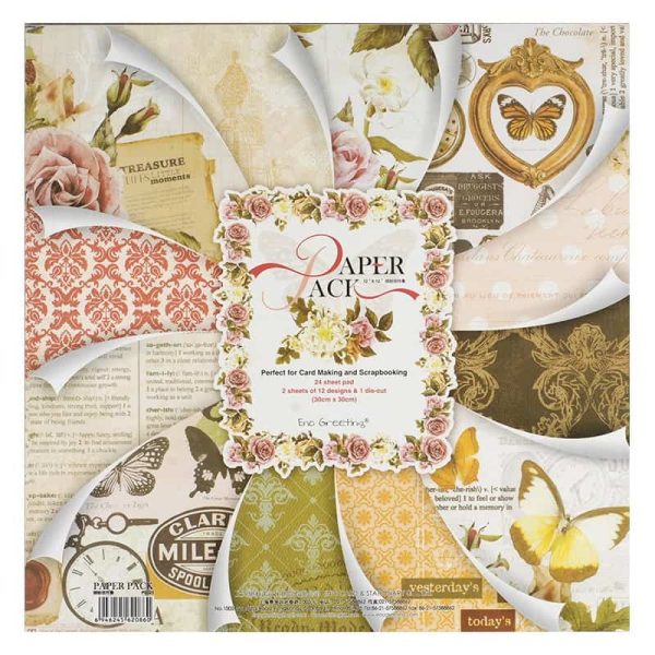 Scrapbook Paper Pack Classic Garden 12x12" La Laila