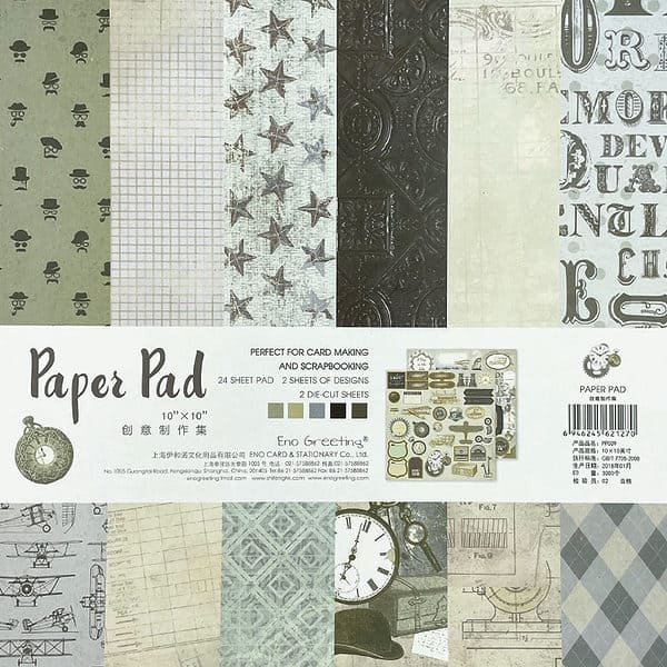 Scrapbooking Paper Pack Steampunk 10 x 10 inch