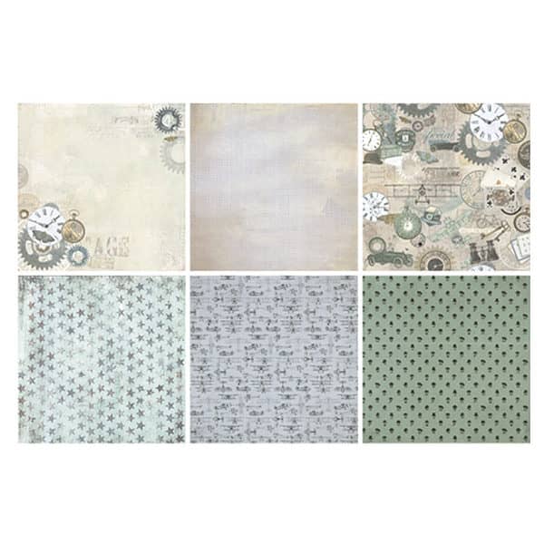 Scrapbooking Paper Pack Steampunk 10 x 10 inch