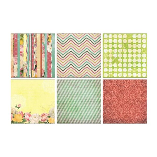 Scrapbook Paper Pad Blossoms La Laila